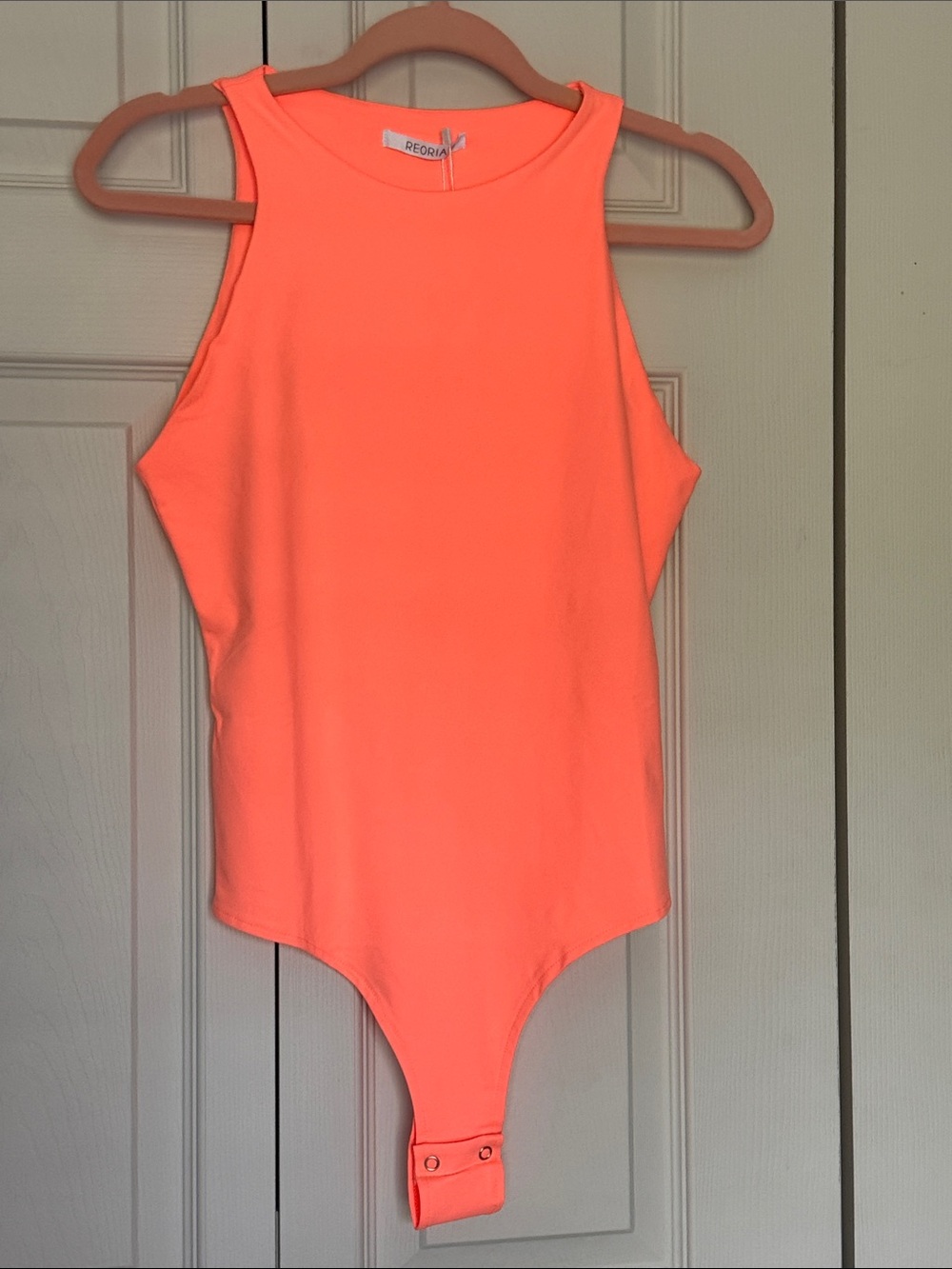 ReoRia Neon Coral Tank Bodysuit